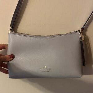 Kate Spade Light Gray Crossbody Bag